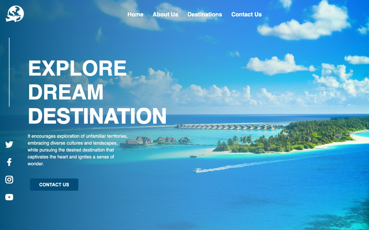 Sunshine Vacations & Tourism – main screenshot